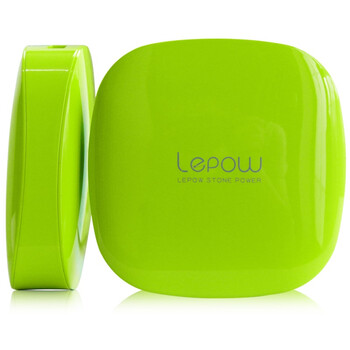 
                                        乐泡（lepow）6000毫安 聚合物 双USB输出 月光石 移动电源/充电宝 绿色                