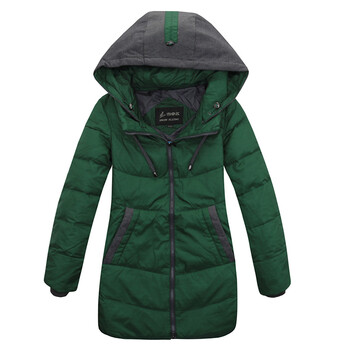 反季清仓 2012新款 雪中飞羽绒服 女针织相拼中长款 艾绿 160/84a(s)