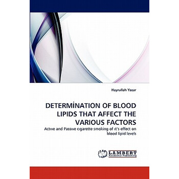 【预订】determ nation of blood lipids tha