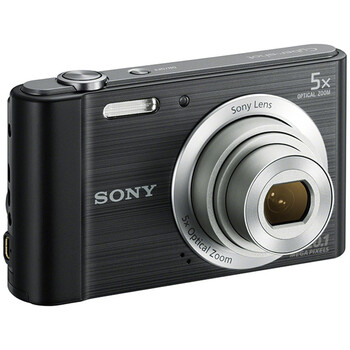 
                                                                                索尼（SONY） DSC-W800 便携数码相机/照相机/卡片机 黑色（约2010万像素 5倍光学变焦 2.7英寸屏 26mm广角）                