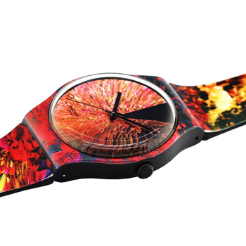 swatch斯沃琪 艺术家限量版中性表 增强现实 suoz162