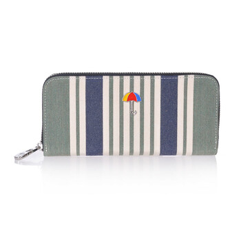 whyte avenue尚人殿堂 sunbrella遮仔花雨伞帆布 时尚长款钱包74814