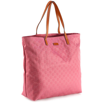 gucci 古驰 女士深粉色织物肩背大号购物袋 295252 gc