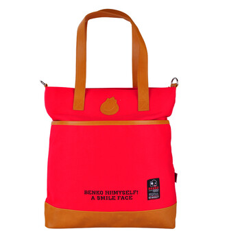 缤果benko开心表情系列女士两用包韩版单肩包 红色