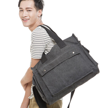 海玲珑帆布包2014新款男包包韩版手提包单肩包斜挎大包男士休闲运动包