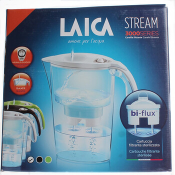 
                                        莱卡（LAICA） J458H 免掀盖 双导流 滤水壶 2.3L （白色）                