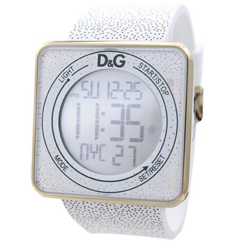 杜嘉班纳(d&g)斑点镀金触屏橡胶带女士手表dw0783【图片 价格 品牌