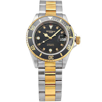 > 宝仕威bossway club皇家总裁真钻机械男表bw64039