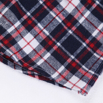 秋夏新款女装特价纯棉英伦学院风休闲韩版大格子衬衫上衣 红白蓝格 s