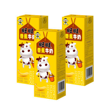 旺旺 旺仔香蕉牛奶190ml*3