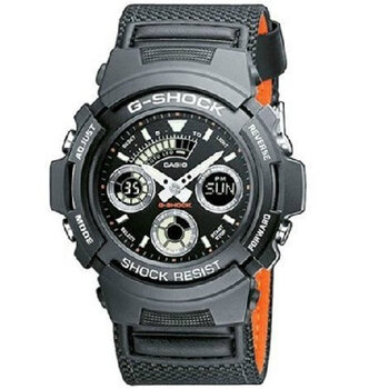 casio 卡西欧 g-shock竞技赛车系列aw-591ms-1adr 黑色