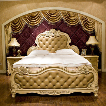 格兰贝恩 90%白鹅绒假立体羽绒床垫 d-07 米黄 1.5m床