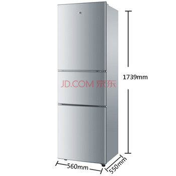 
                                        统帅（Leader）206升 三门冰箱（闪银）海尔荣誉出品 BCD-206LST                