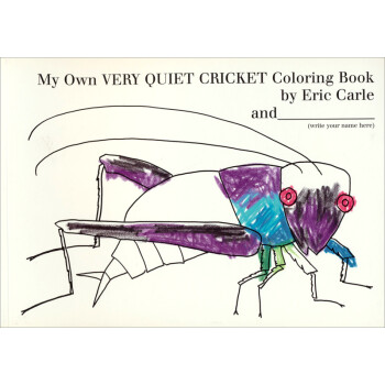 My Own Very Quiet Cricket Coloring Book [ƽװ] [3-6]