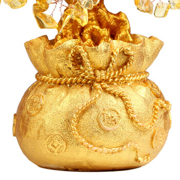 
                                        琪特 招财发财树 家居风水摆件装饰品 BJ027                