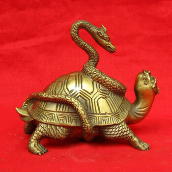 易水阁 开光镇宅风水四灵之一玄武镇宅辟邪 增福增寿 龟蛇纳福 小号