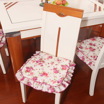 
                                        迪菲娜(DIFEINA)小牡丹坐垫餐椅垫 紫色 41cm*43cm                