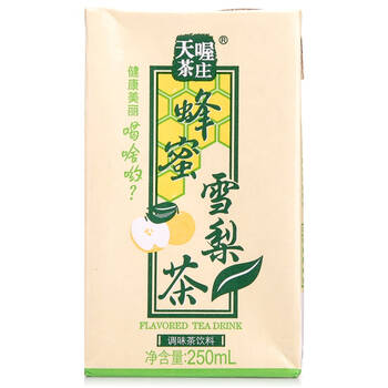 天喔茶庄 蜂蜜雪梨茶利乐包250ml【图片 价格 品牌 评论】-京东