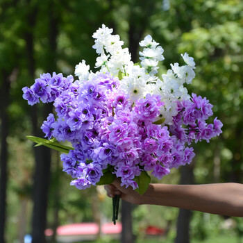 
                                        【畅宁】仿真花 11头飘雪梅 3束（不含瓶） 假花装饰花瓶塑料花绢花干花客厅花卉花艺 (混合3束)                