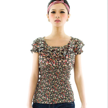 【夏季清仓】锁愫 夏装 女时尚显瘦百搭性感气质公主