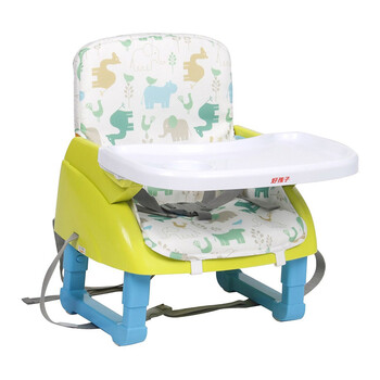 gb 好孩子 便携式婴儿餐桌椅 yt6521-1546 浅绿