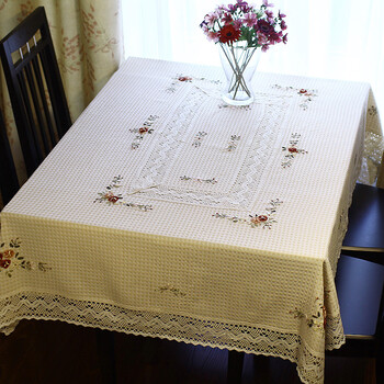 【京东直送】帛华布艺 餐台桌布125cm*170cm