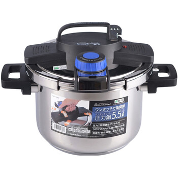 LB力巴铁 22CM（5.5L）电磁炉通用复合底不锈钢压力锅G-K5500S