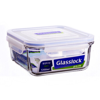 Glasslock 三光云彩 MCSB-120 钢化玻璃保鲜盒 1.2L