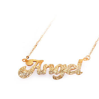 周大福 k金字母项链 e105052 约40cm