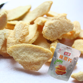 乐滋桃脆片脱水桃子干20g*5袋