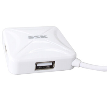 SSK 飚王 SHU027 烽火 USB HUB集线器（白色、4口）
