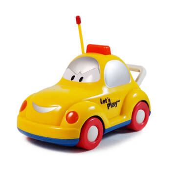 皇冠牌卡通遥控车 耐摔带提手 安全无棱角 12首乐曲 3种仿真声音 无线