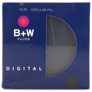 B+W 72mm SLIM CPL薄型单层镀膜偏振滤镜