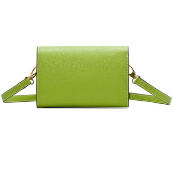 potono 2012新款ol通勤清新糖果色单肩手提斜挎包 h0013 绿色