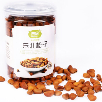 来品 原味 东北特级野生红松子 罐装320g×3