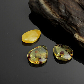 一生一石3a级天然琥珀花珀吊坠随形2-3g附证书