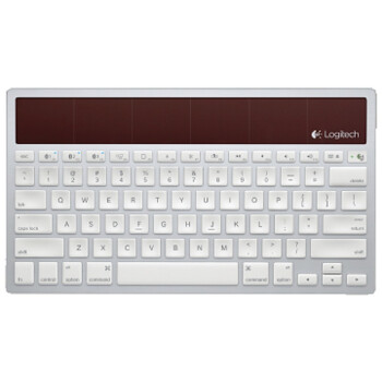 Logitech 罗技 K760 太阳能 无线蓝牙键盘（白色）