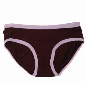 内裤女莫代尔棉舒适五条装女士星期裤女内裤 dkc028 褐色 均码