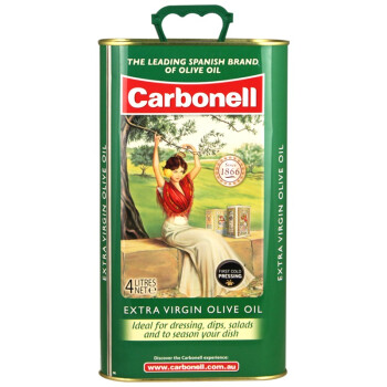 CARBONELL卡波纳 特级初榨橄榄油4L铁桶装