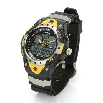 camel/骆驼户外 运动休闲 双显功能 电子手表 2sa488a 黄色 均码