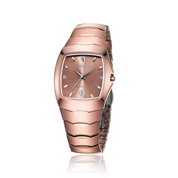 卡迪森cadisen手表男士手表商务手表石英表钨钢石英表c-5052g 玫瑰面