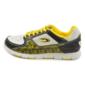 赛琪 男 利落潮款动感拼接系带舒适透气防滑时尚板鞋 331023黄色 黄色