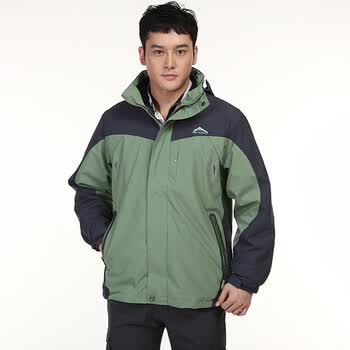 超斯特男士冲锋衣两件套防寒服10980浅绿/深灰4xl
