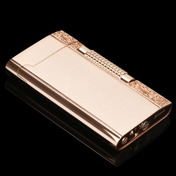 sarome沙乐美打火机 sd7-12 (镀玫瑰拉丝/雕花 火石擦轮)
