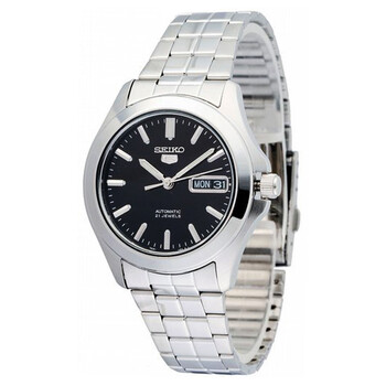精工seiko 盾牌5号背透自动机械男表 snkk93k1