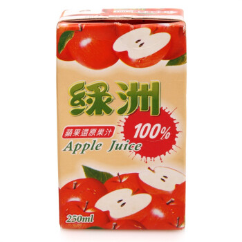 黑松 绿洲 100%苹果汁 250ml*24盒（整箱装）