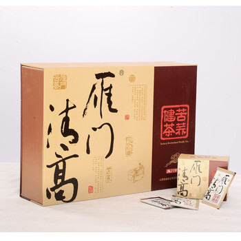 雁门清高苦荞茶480g礼盒 纯天然有机无糖黑苦荞麦茶 黑苦荞 特产