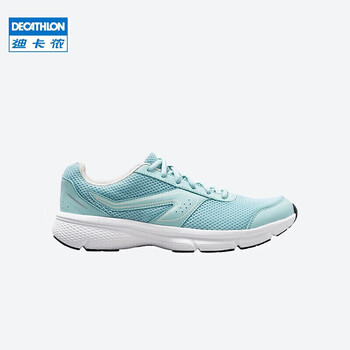迪卡侬跑步运动初学缓震防滑女士跑步鞋 kalenji run cushion 薄荷绿