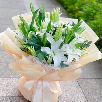 花学家毕业季鲜花配送同城花店送花生日礼物百合花束送女友老婆朋友