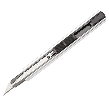 德国 美工刀 壁纸刀 裁纸刀 9mm小号30度锐角美工刀 锌合金柄 60005